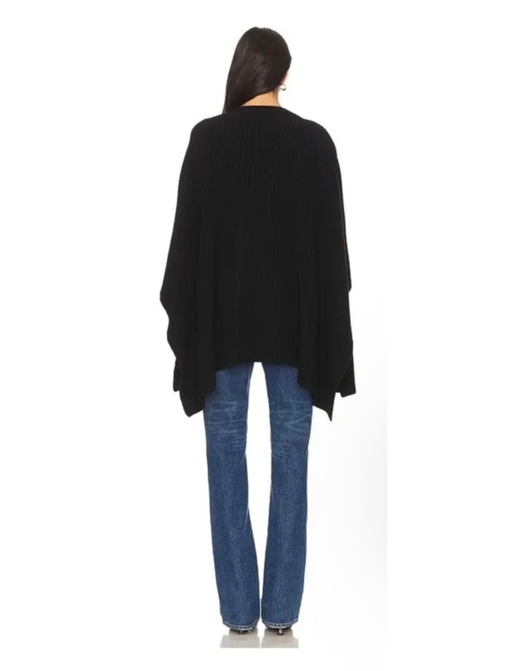 The favorite poncho in black by favorite daughter $188 from revolve tags on - Picture 2 of 5